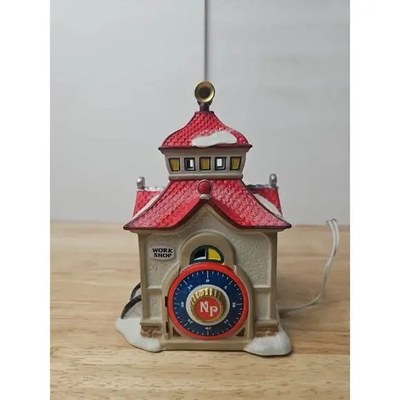 Dept 56 North Pole Bike Bicycle Shop Animated Wheel #4025281 Box & Cord Works - Picture 11 of 16